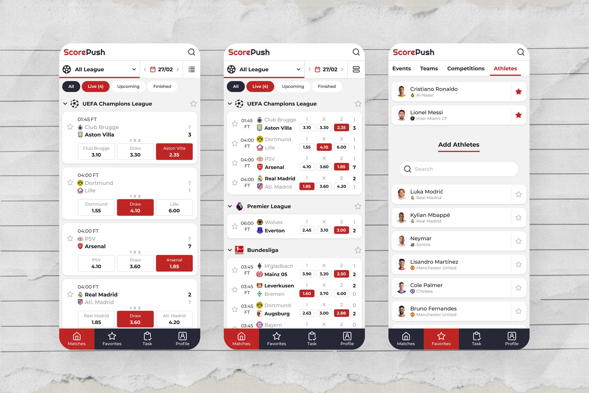 ScorePush｜足球即時比分 App