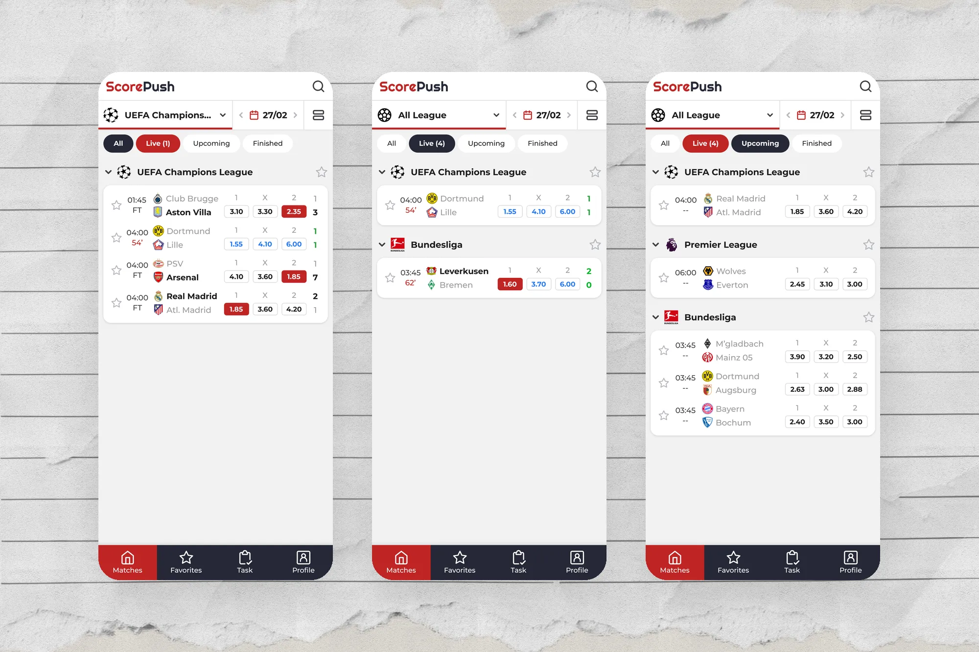 ScorePush｜足球即時比分 App