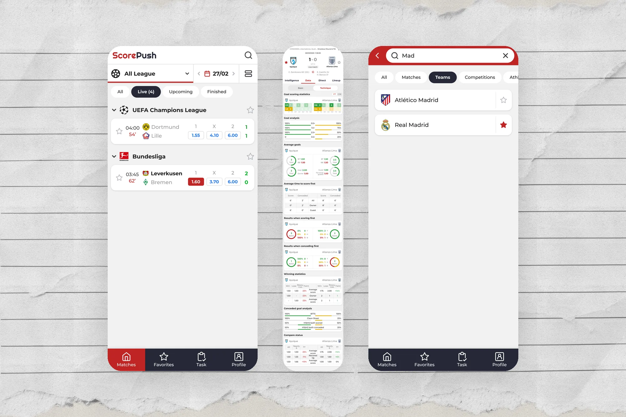 ScorePush｜足球即時比分 App