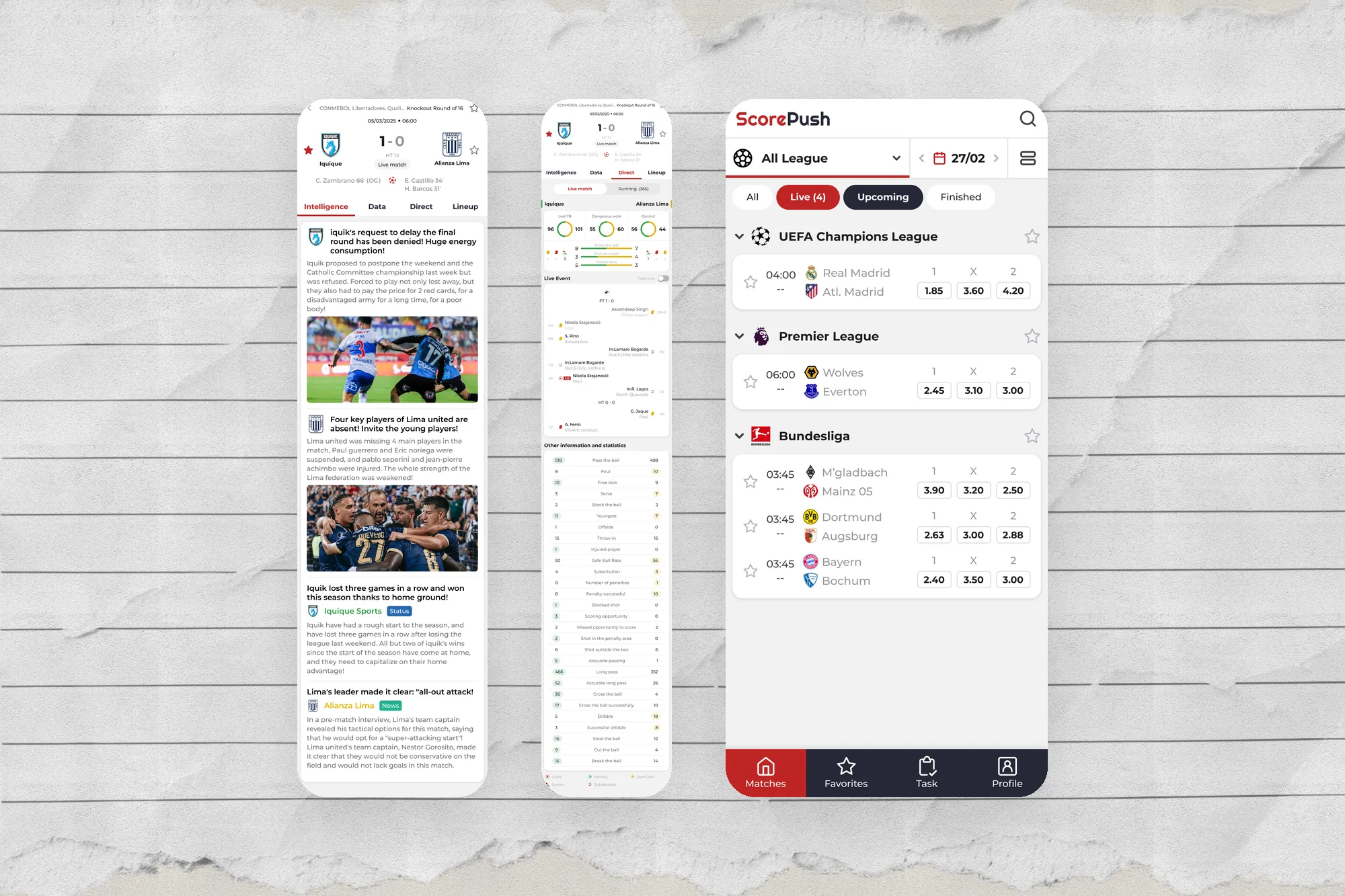 ScorePush｜足球即時比分 App